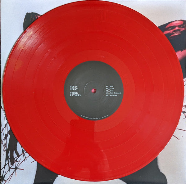 Young Fathers : Heavy Heavy (LP, Album, Red)