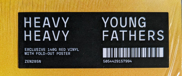 Young Fathers : Heavy Heavy (LP, Album, Red)