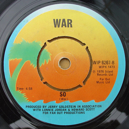 War : Low Rider (7", Single, Kno)