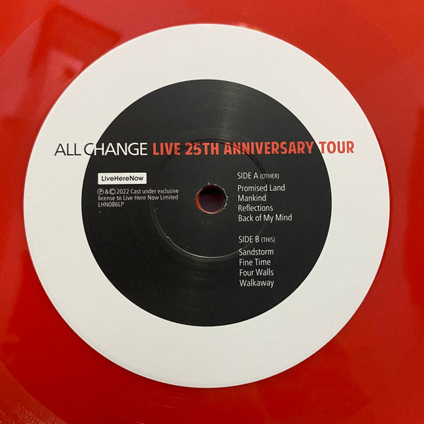 Cast : All Change Live 25th Anniversary Tour (3xLP, Album, Ltd, Red)
