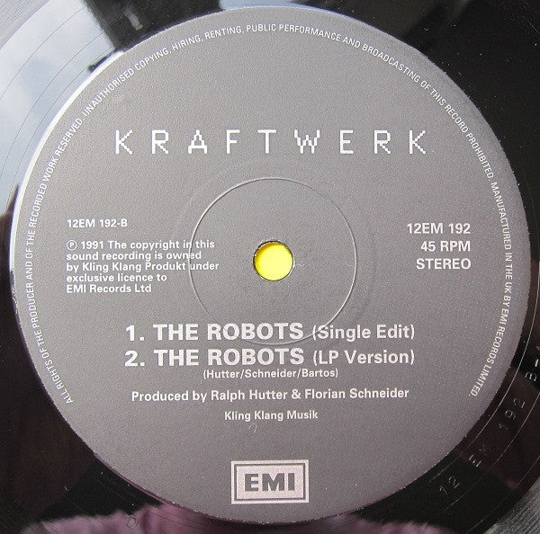 Kraftwerk : The Robots (12")