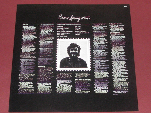 Bruce Springsteen : Greetings From Asbury Park N.J. (LP, Album, RE)