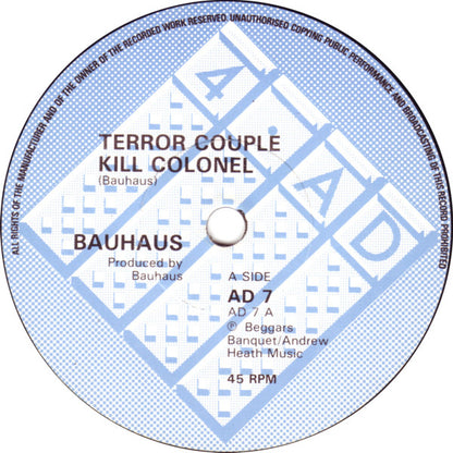 Båuhåus* : Terror Couple Kill Colonel (7", Single)