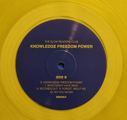 The Slow Readers Club : Knowledge Freedom Power (LP, Album, Ltd, Yel)
