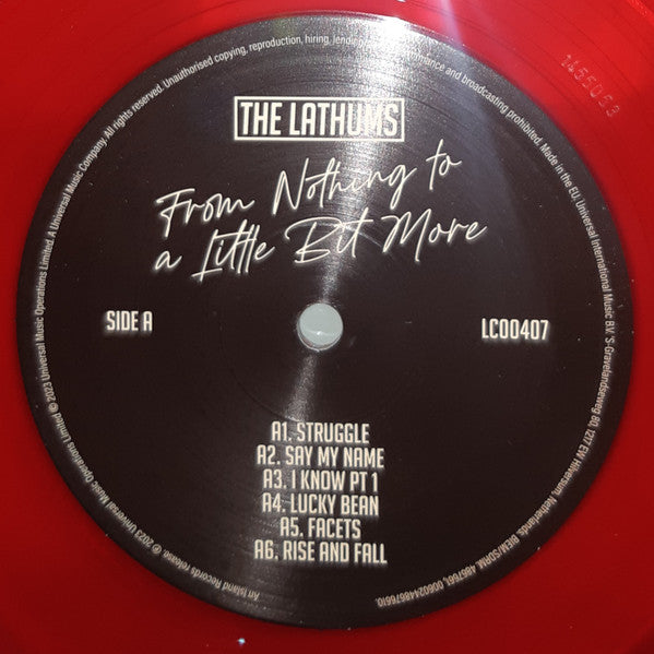The Lathums : From Nothing To A Little Bit More (LP, Album, Ltd, Red)