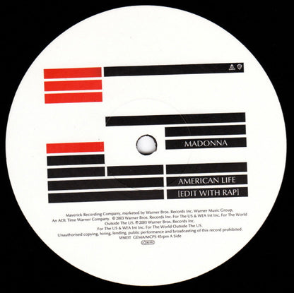 Madonna : American Life (12", Single)
