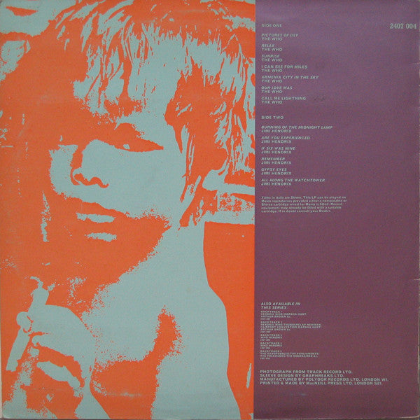 Who* / Hendrix* : Backtrack 4 (LP, Comp, Mono)