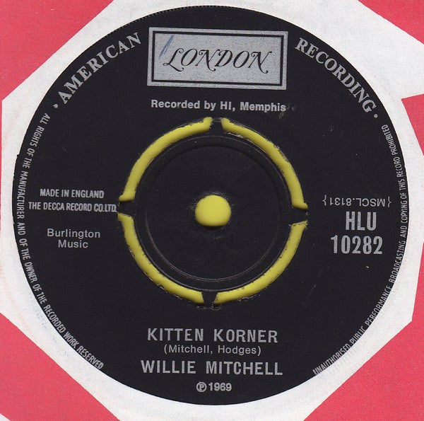 Willie Mitchell : Young People (7", Single)