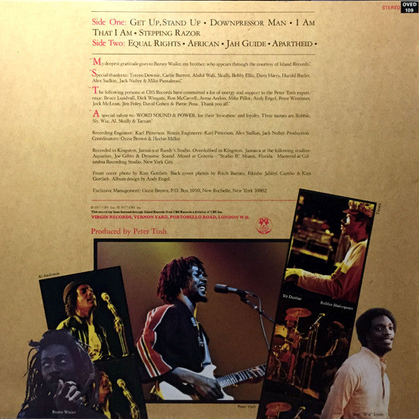 Peter Tosh With Words Sound & Power* : Equal Rights (LP, Album, RE, Gre)