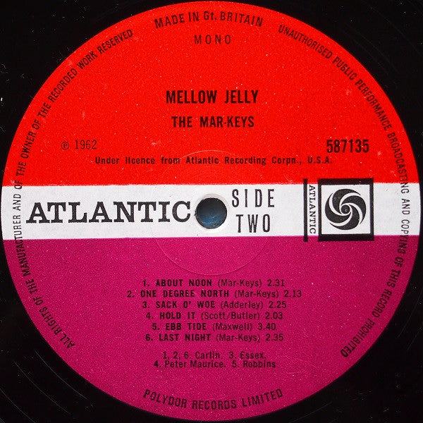 The Mar Keys* : Mellow Jelly (LP, Mono, RE)