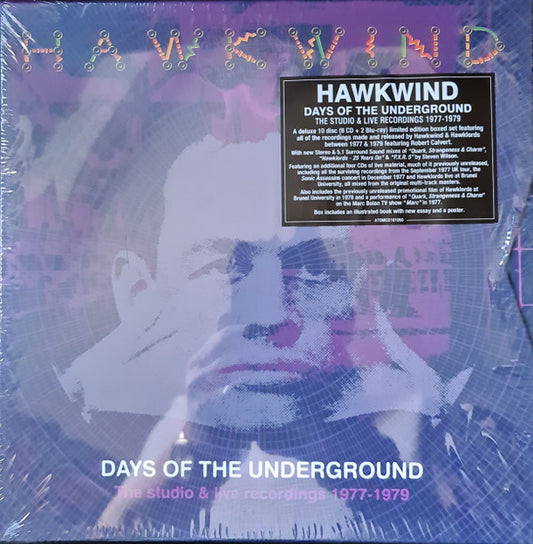 Hawkwind : Days Of The Underground (The Studio & Live Recordings 1977-1979) (Box, Comp, Dlx, Ltd + CD, Album, RE + CD, RE + CD,)