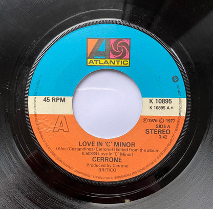Cerrone : Love In 'C' Minor (7", Single, Lar)