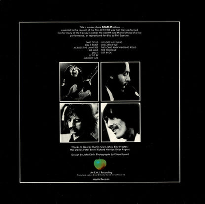 The Beatles : Let It Be (LP, Album, RE)