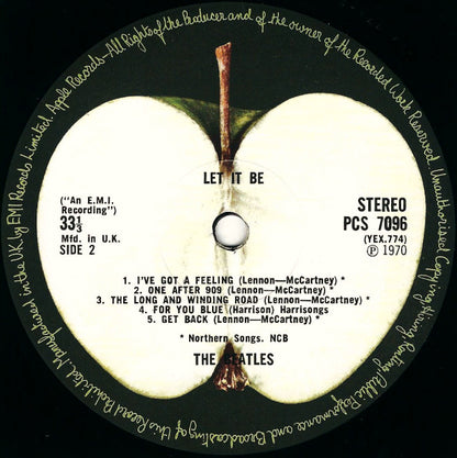 The Beatles : Let It Be (LP, Album, RE)