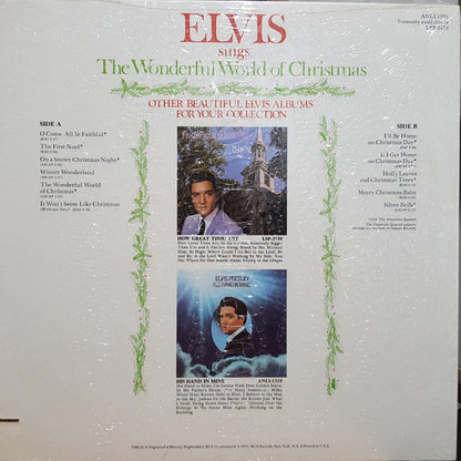 Elvis Presley : Elvis Sings The Wonderful World Of Christmas (LP, Album, RE)