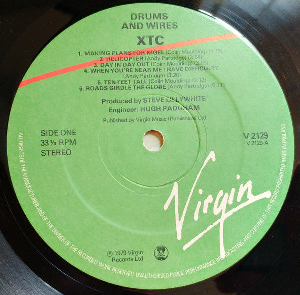 XTC : Drums And Wires (LP, Album)