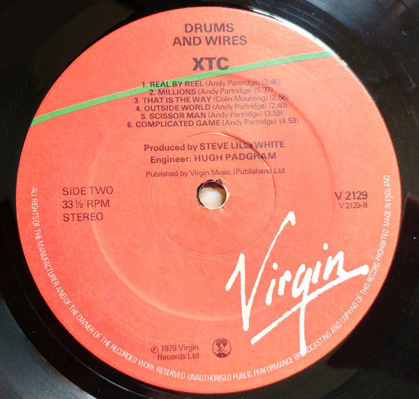 XTC : Drums And Wires (LP, Album)
