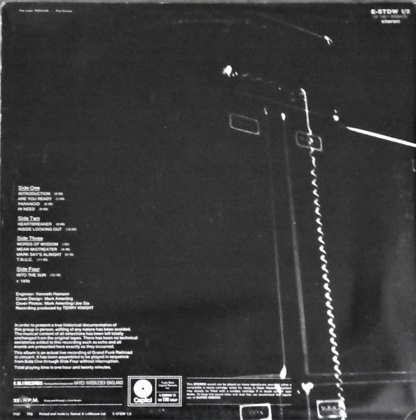 Grand Funk Railroad : Live Album (2xLP, Album, Gat)