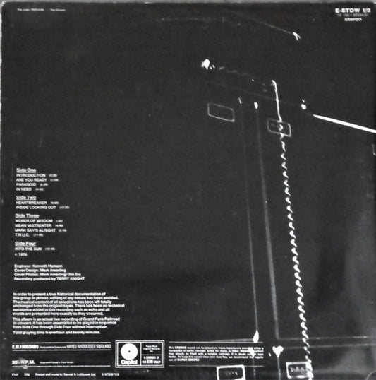 Grand Funk Railroad : Live Album (2xLP, Album, Gat)