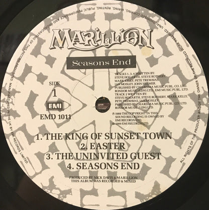 Marillion : Seasons End (LP, Album, Gat)