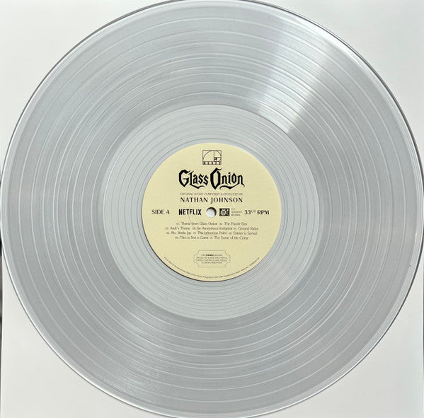 Nathan Johnson (2) : Glass Onion (A Benoit Blanc Murder Mystery Soundtrack) (2xLP, Album, Cry)