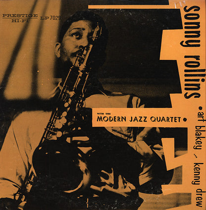 Sonny Rollins With The Modern Jazz Quartet Featuring Art Blakey & Kenny Drew : Sonny Rollins With The Modern Jazz Quartet (LP, Album, Mono, RE)