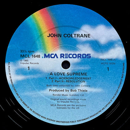 John Coltrane : A Love Supreme (LP, Album, RE)