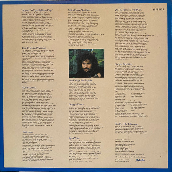 Cat Stevens : Tea For The Tillerman (LP, Album, RE, Ora)