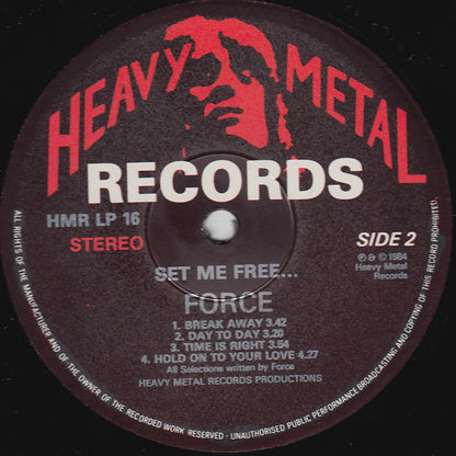 Force (17) : Set Me Free... (LP, Album)