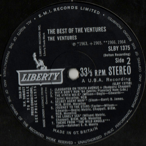 The Ventures : The Best Of The Ventures (LP, Comp)