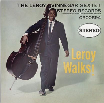 Leroy Vinnegar Sextet : Leroy Walks! (LP, Album, RE, 180)