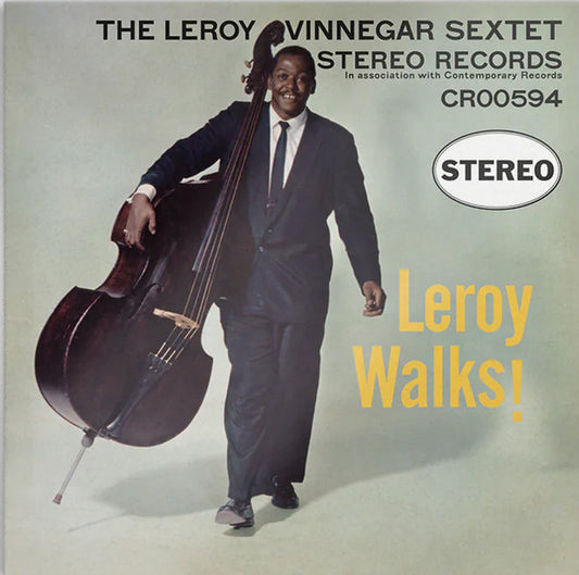 Leroy Vinnegar Sextet : Leroy Walks! (LP, Album, RE, 180)