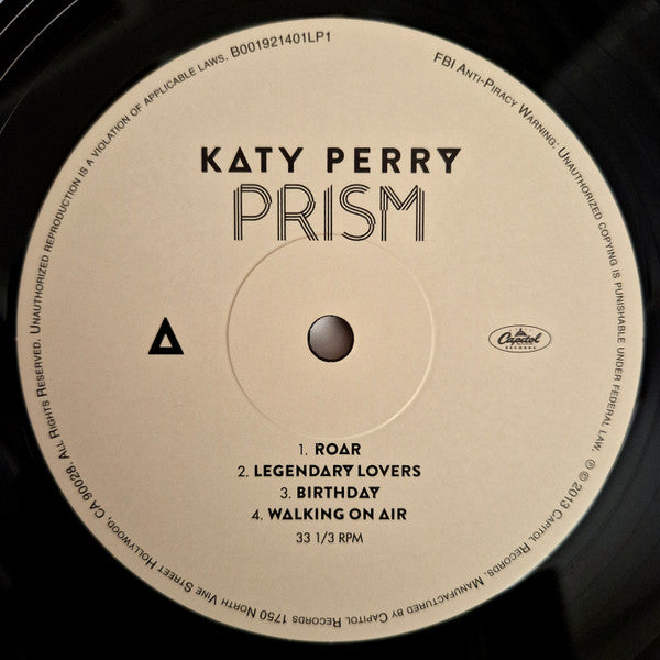 Katy Perry : Prism (2xLP, Album, RE)