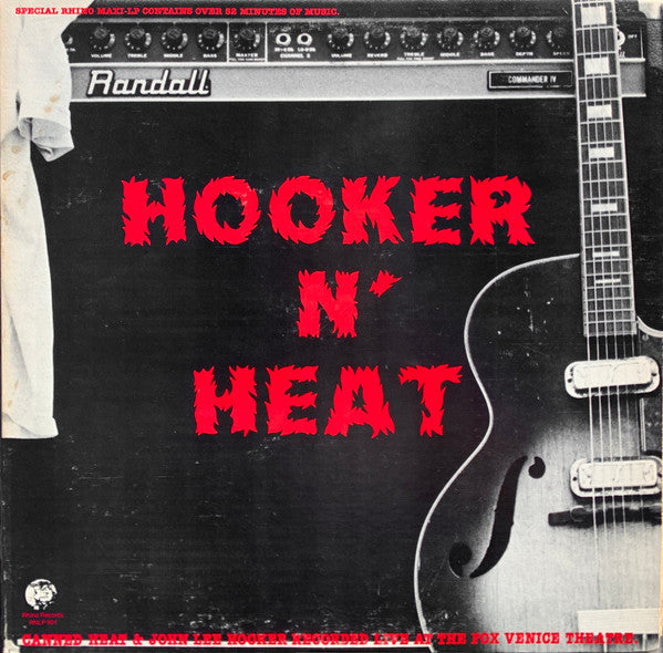 Hooker* N’ Heat* : Canned Heat & John Lee Hooker Recorded Live At The Fox Venice Theatre (LP, Album)