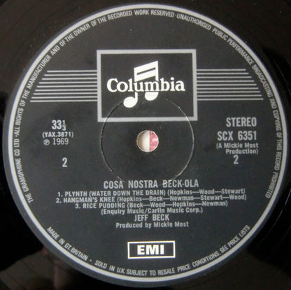Jeff Beck Group : Beck-Ola (LP, Album)