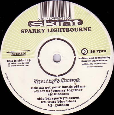 Sparky Lightbourne : Sparky's Secret (12")