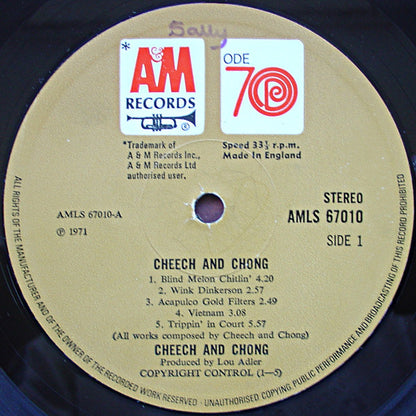 Cheech And Chong* : Cheech And Chong (LP, Album)