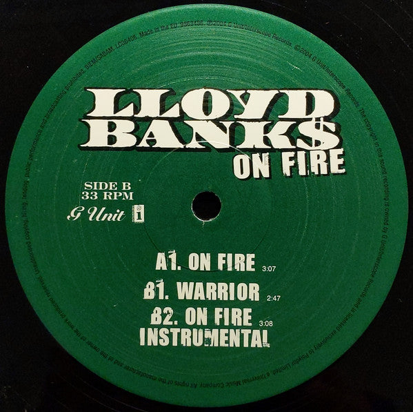 Lloyd Banks : On Fire (12", Single)