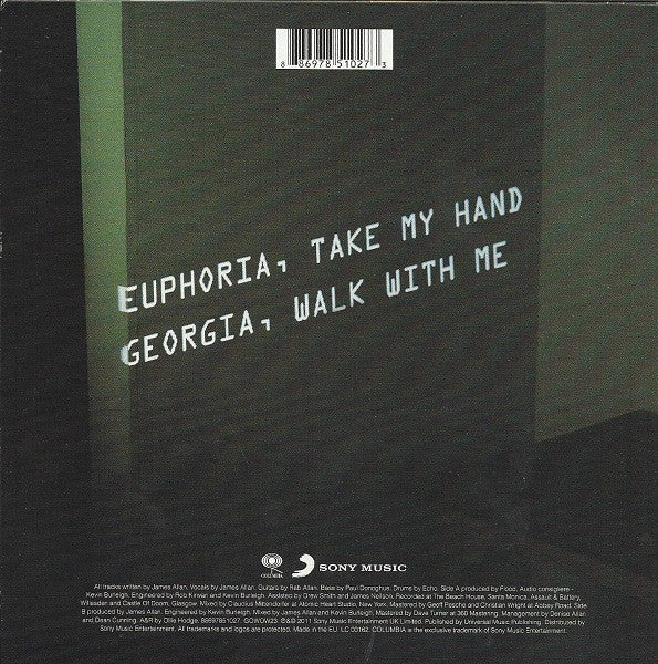 Glasvegas : Euphoria, Take My Hand (7")