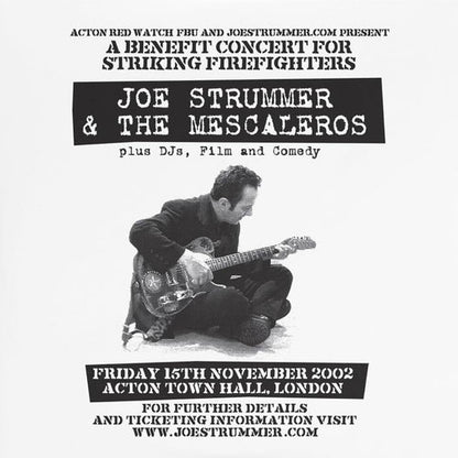 Joe Strummer & The Mescaleros : Live At Acton Town Hall (2xLP, Ltd, RE, RM, Cle)