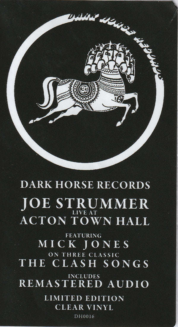 Joe Strummer & The Mescaleros : Live At Acton Town Hall (2xLP, Ltd, RE, RM, Cle)