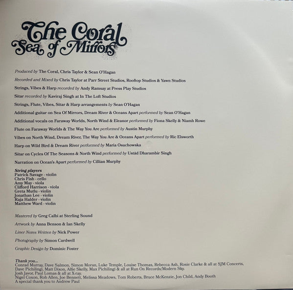 The Coral : Sea Of Mirrors (LP, Album, Gol)
