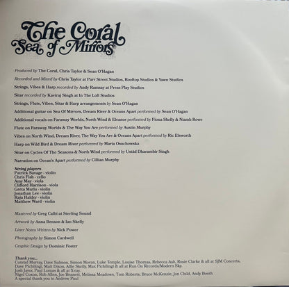 The Coral : Sea Of Mirrors (LP, Album, Gol)