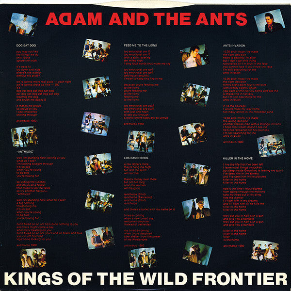 Adam And The Ants : Kings Of The Wild Frontier (LP, Album, RP)