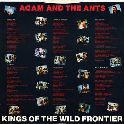 Adam And The Ants : Kings Of The Wild Frontier (LP, Album, RP)