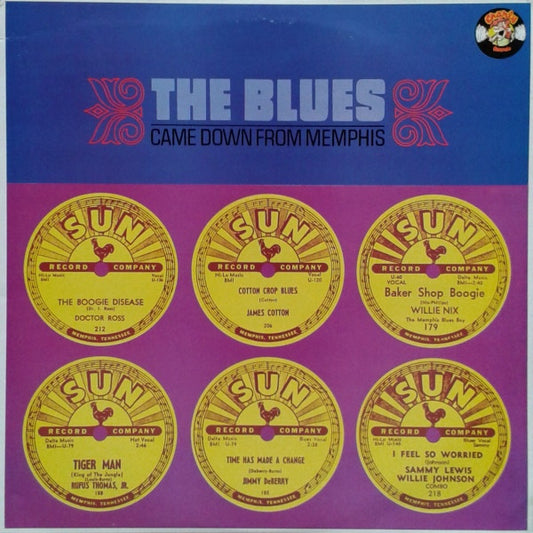 Various : The Blues Came Down From Memphis (LP, Comp, Mono, RE)