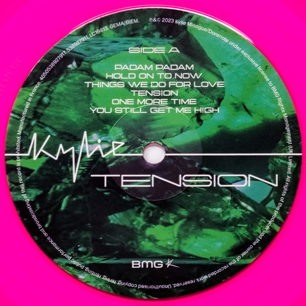 Kylie Minogue : Tension (LP, Album, Ltd, Pin)