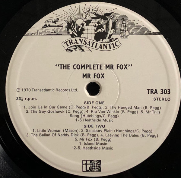 Mr. Fox (2) : The Complete Mr Fox (LP, Album, RE + LP, Album, RE + Album, Comp)