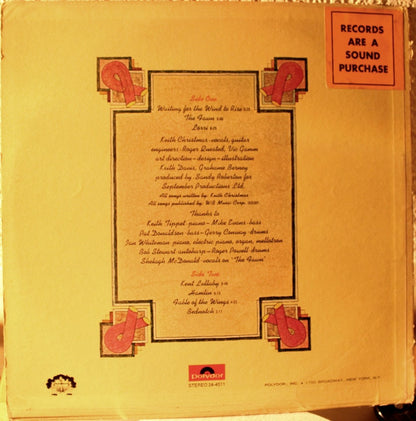 Keith Christmas : Fable Of The Wings (LP, Album, Promo)