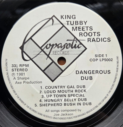 King Tubby Meets Roots Radics* : Dangerous Dub (LP, Album)
